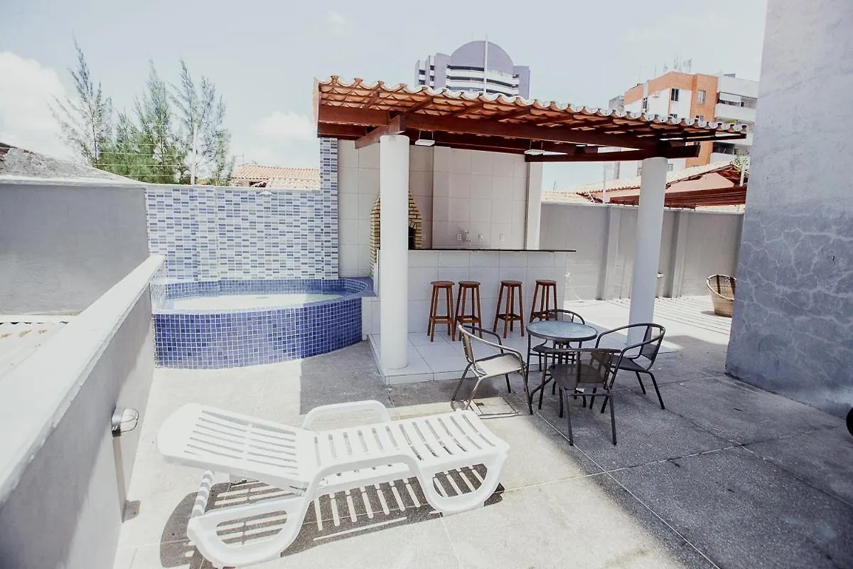 מלון פורטאלזה Cobertura Duplex C/ Deck E Piscina Privativa ברזיל